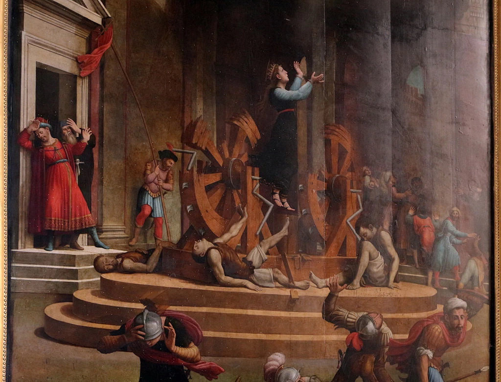 Il martirio di Santa Caterina e il miracolo della ruoto - dettaglio, Santa Maria Novella